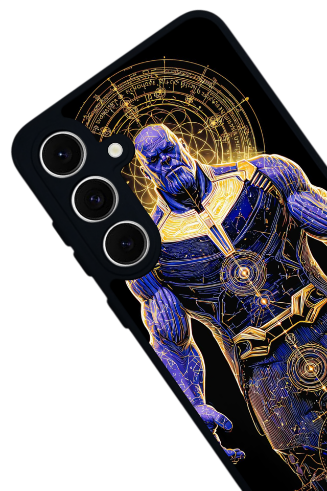 Samsung Galaxy A16 Uyumlu Retro Flame Patterns Tasarımlı Glossy Premium Kılıf