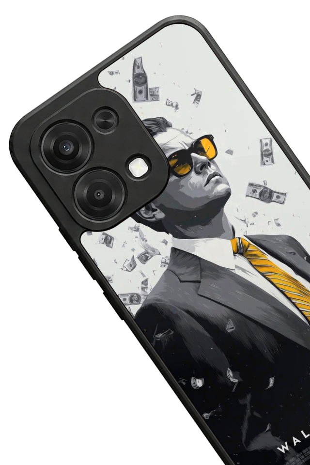 Oppo A6 Pro Uyumlu TheWolf Tasarımlı Glossy Premium Kılıf