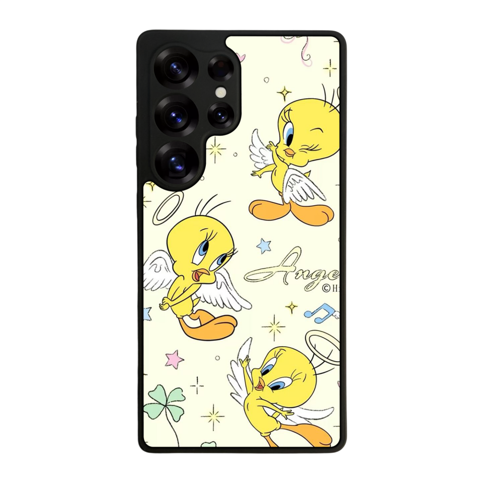 Samsung Galaxy S25 Ultra Uyumlu Tweety Tasarımlı Glossy Premium Kılıf