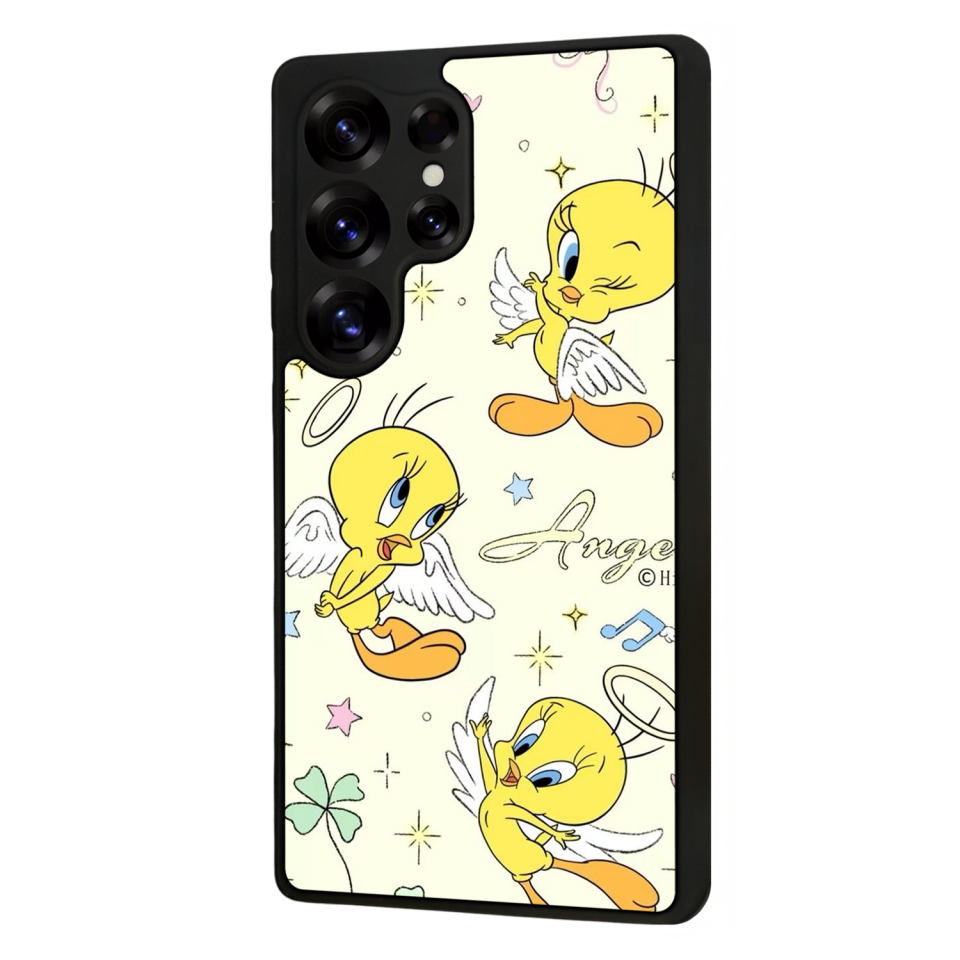Samsung Galaxy S25 Ultra Uyumlu Tweety Tasarımlı Glossy Premium Kılıf