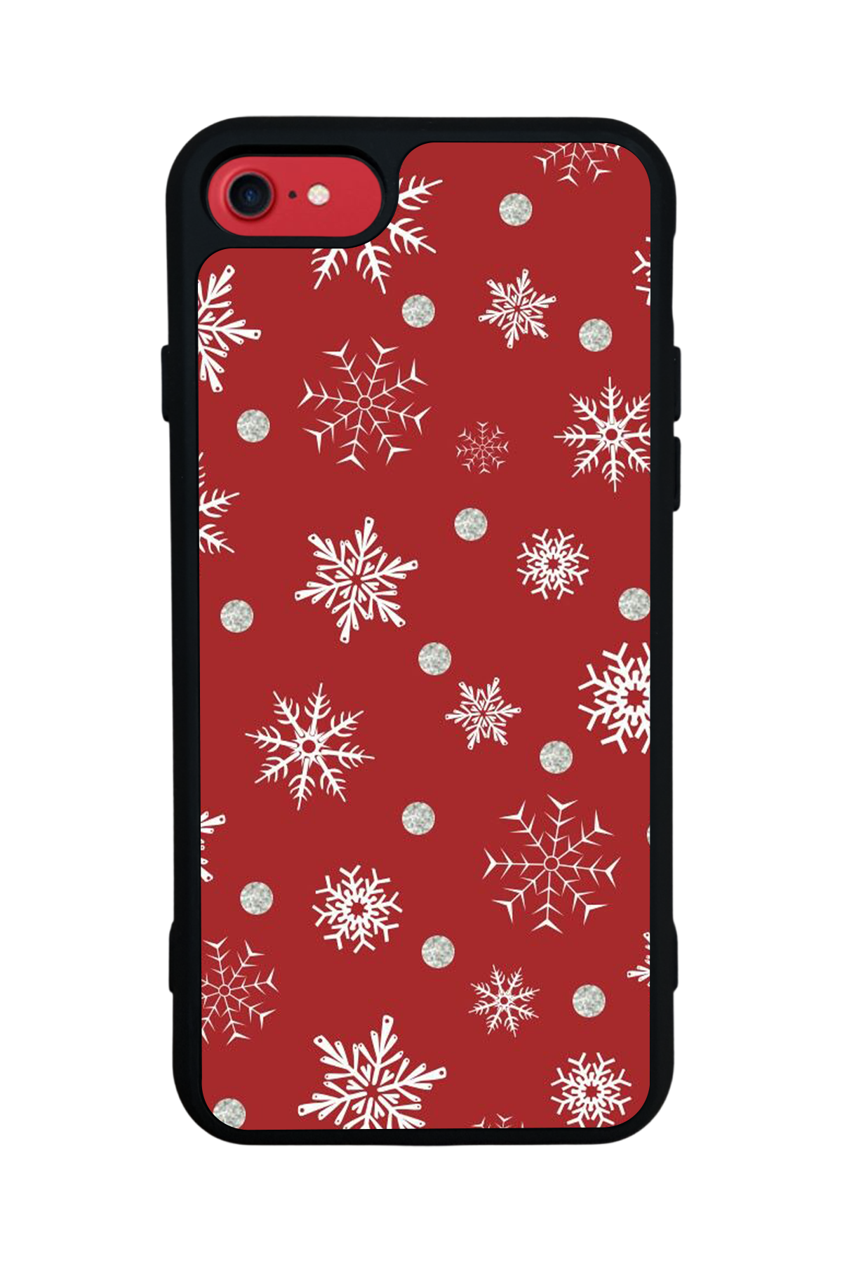 iPhone 8 Uyumlu Yilbasi Christmas Tasarımlı Glossy Premium Kılıf