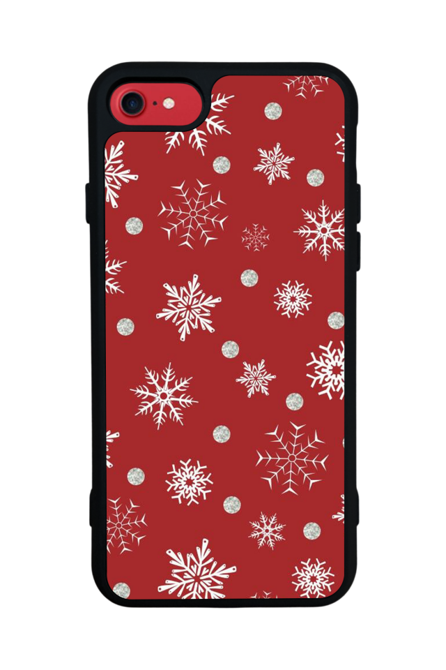 iPhone 8 Uyumlu Yilbasi Christmas Tasarımlı Glossy Premium Kılıf