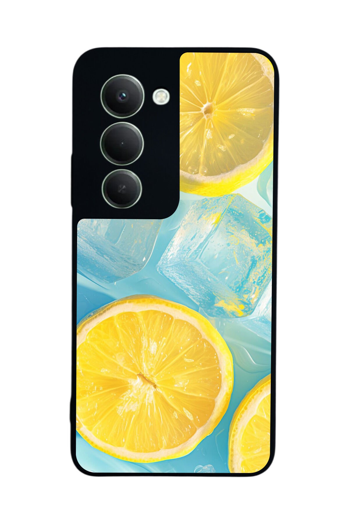 Xiaomi Redmi 15 5G Uyumlu Limon Tasarımlı Glossy Premium Kılıf