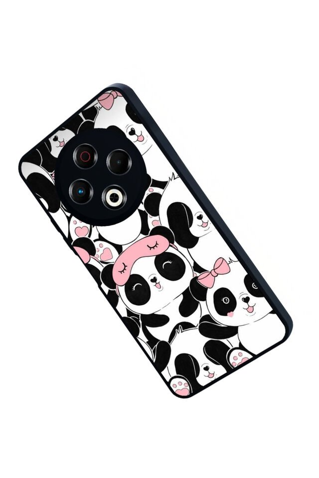 Tecno Spark 30 Uyumlu Panda Tasarımlı Glossy Premium Kılıf