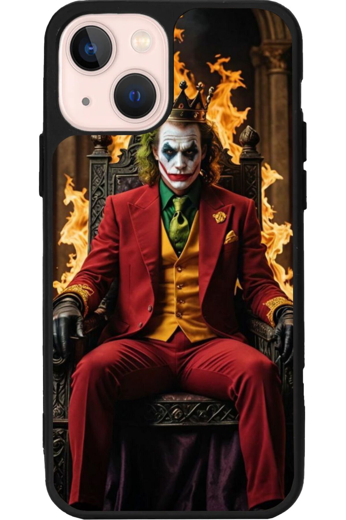iPhone 13 Mat Siyah Uyumlu Kılıf – Yumuşak Silikon, Koruyucu, Şok Emici Kapak