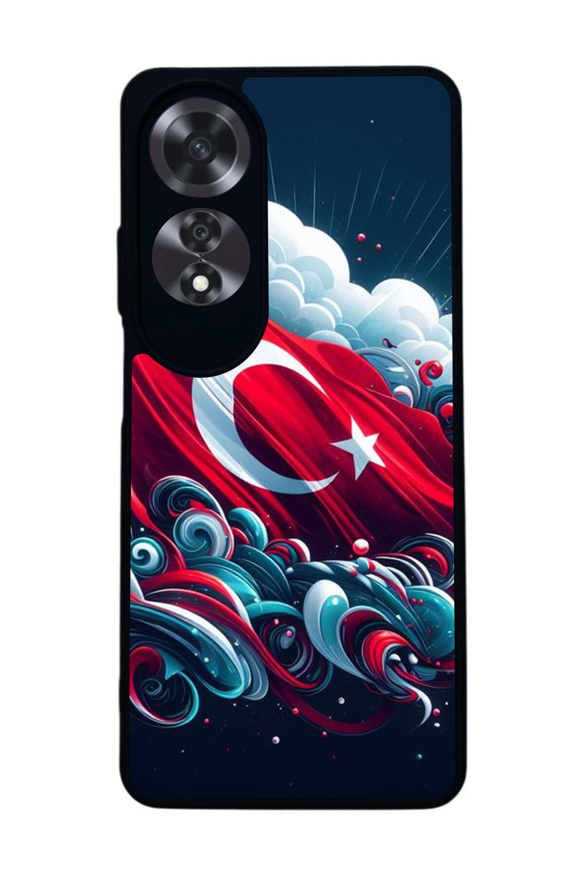 Oppo A60 Mat Siyah uyumlu Kılıf – Yumuşak Silikon, Koruyucu, Şok Emici Kapak