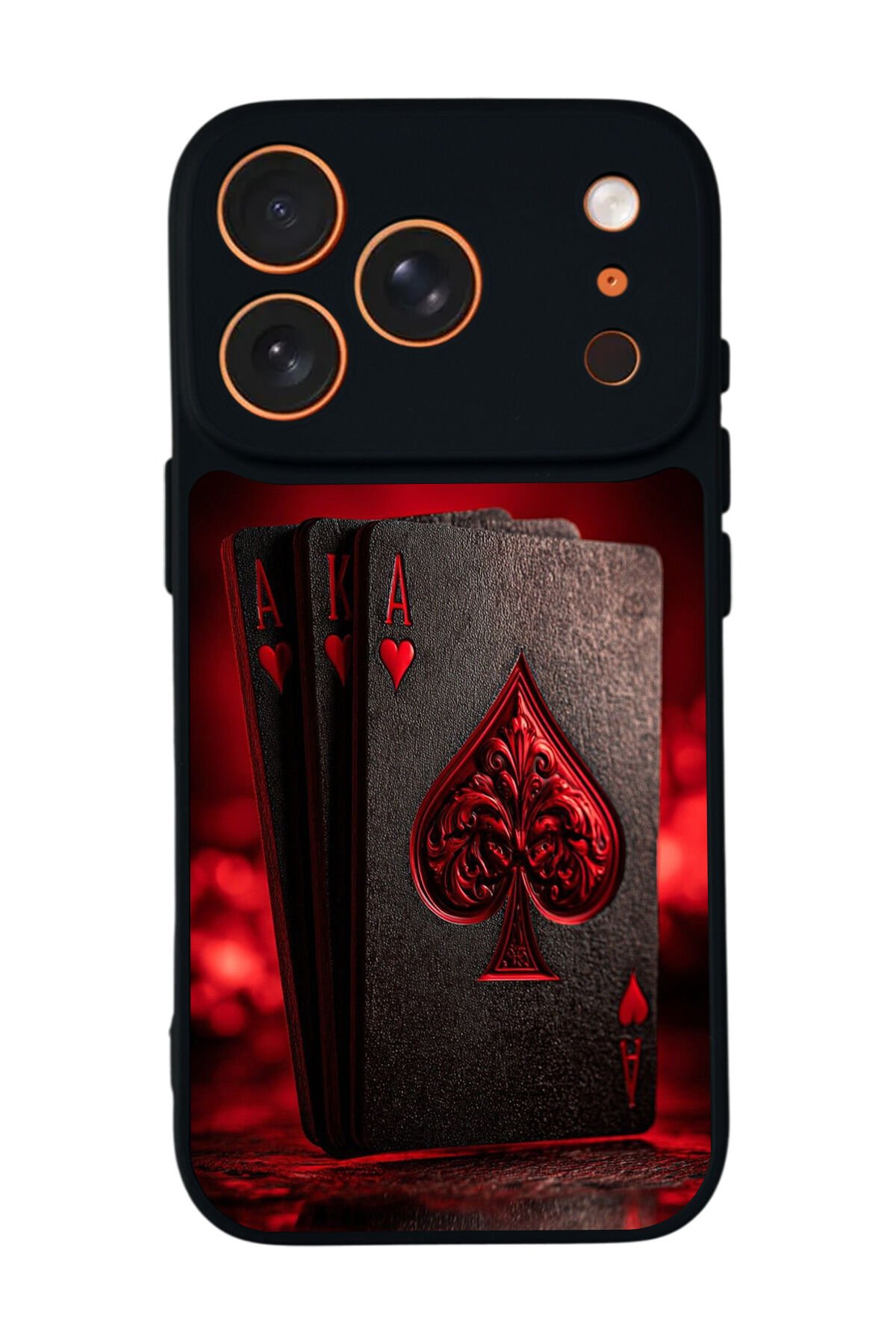 iPhone 17 Pro Uyumlu Kart Tasarımlı Glossy Premium Kılıf