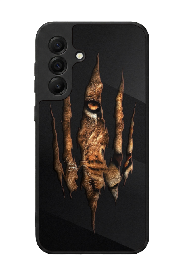 Samsung Galaxy A17 Uyumlu Aslan Tasarımlı Glossy Premium Kılıf