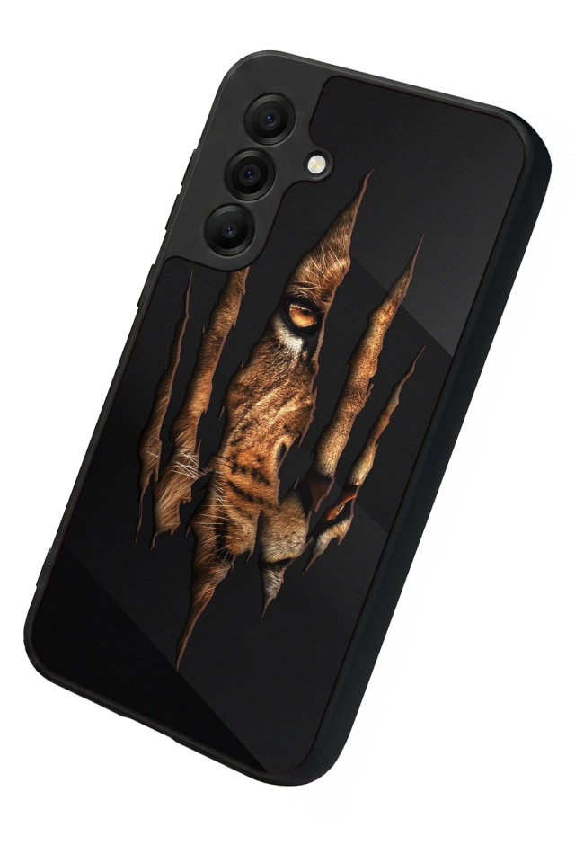 Samsung Galaxy A17 Uyumlu Aslan Tasarımlı Glossy Premium Kılıf