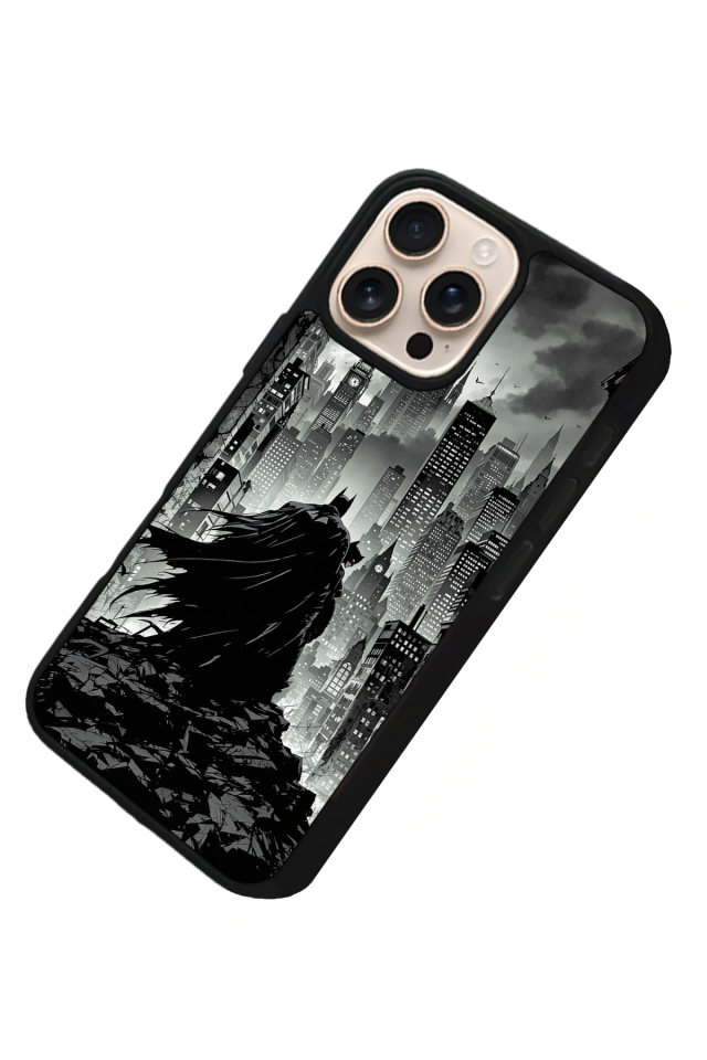 iPhone 16 Pro Max Uyumlu Batman Tasarımlı Glossy Premium Kılıf