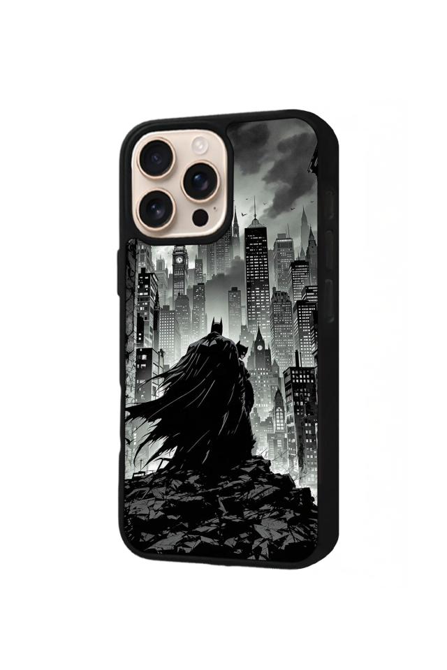 iPhone 16 Pro Max Uyumlu Batman Tasarımlı Glossy Premium Kılıf