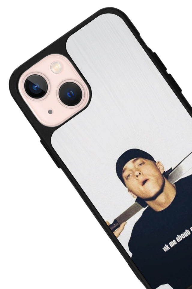 iPhone 15 Plus Uyumlu Eminem Tasarımlı Glossy Premium Kılıf