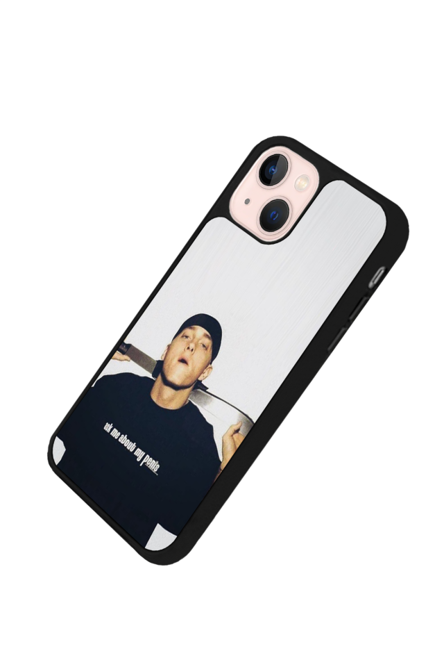 iPhone 15 Plus Uyumlu Eminem Tasarımlı Glossy Premium Kılıf