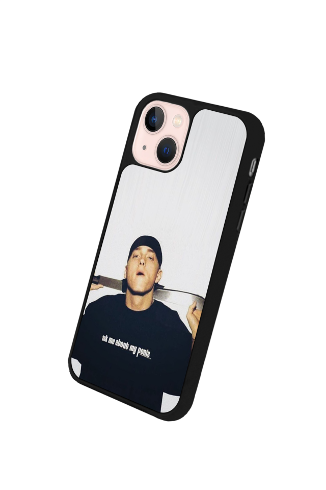 iPhone 15 Plus Uyumlu Eminem Tasarımlı Glossy Premium Kılıf