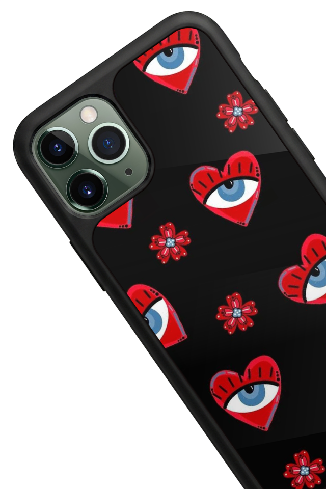 iPhone 11 Pro Uyumlu Göz Tasarımlı Glossy Premium Kılıf