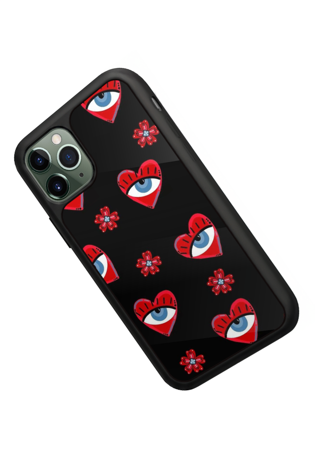 iPhone 11 Pro Uyumlu Göz Tasarımlı Glossy Premium Kılıf