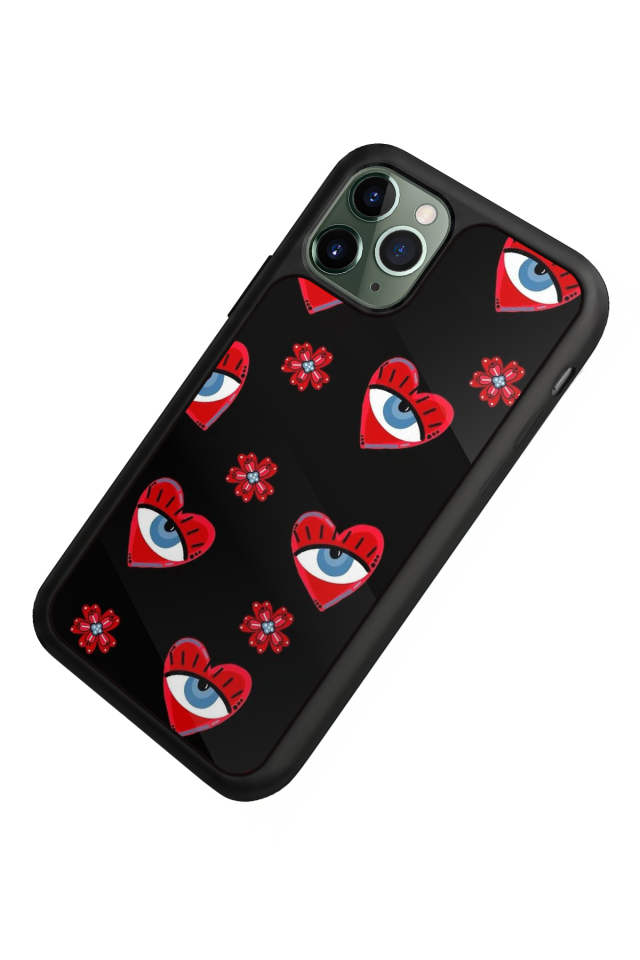 iPhone 11 Pro Uyumlu Göz Tasarımlı Glossy Premium Kılıf