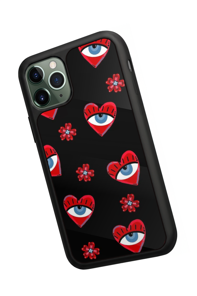 iPhone 11 Pro Uyumlu Göz Tasarımlı Glossy Premium Kılıf