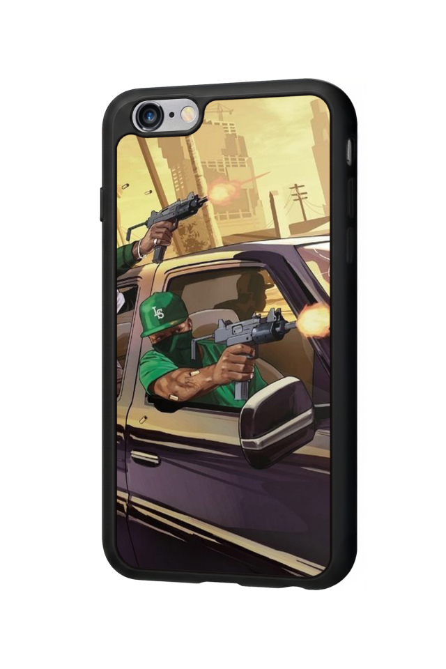 iPhone 6 Plus Uyumlu GTA Tasarımlı Glossy Premium Kılıf