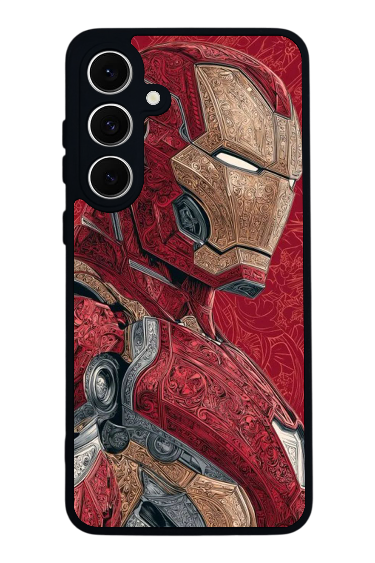 Samsung Galaxy S24 FE Uyumlu Iron Man ( Demir Adam ) Tasarımlı Glossy Premium Kılıf