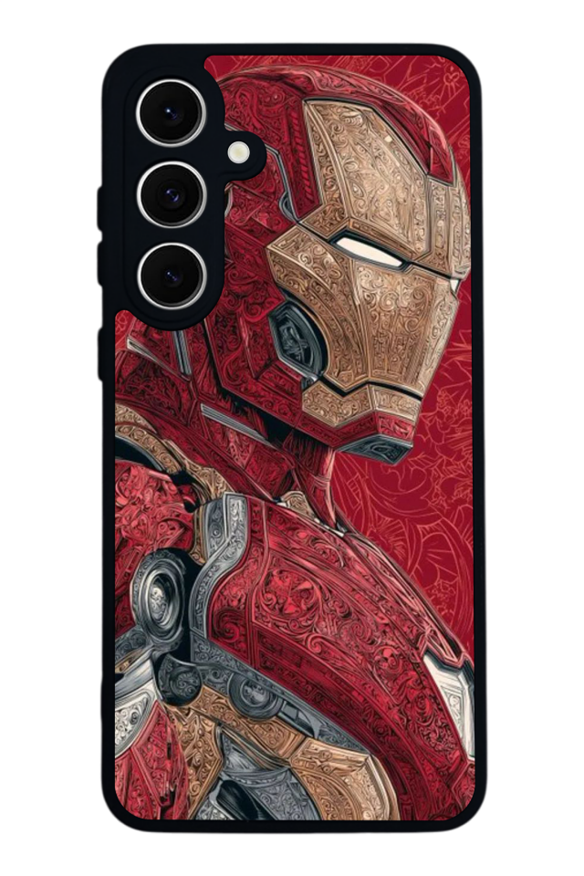 Samsung Galaxy S24 FE Uyumlu Iron Man ( Demir Adam ) Tasarımlı Glossy Premium Kılıf