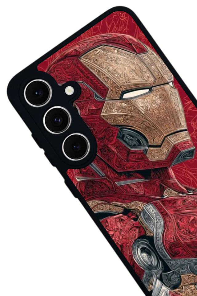 Samsung Galaxy S24 FE Uyumlu Iron Man ( Demir Adam ) Tasarımlı Glossy Premium Kılıf