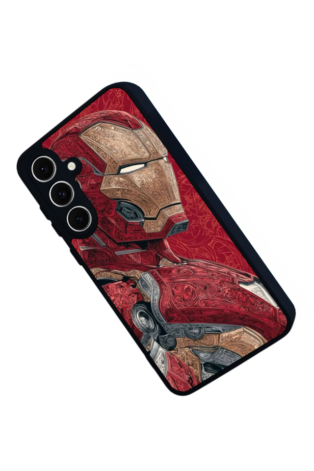 Samsung Galaxy S24 FE Uyumlu Iron Man ( Demir Adam ) Tasarımlı Glossy Premium Kılıf