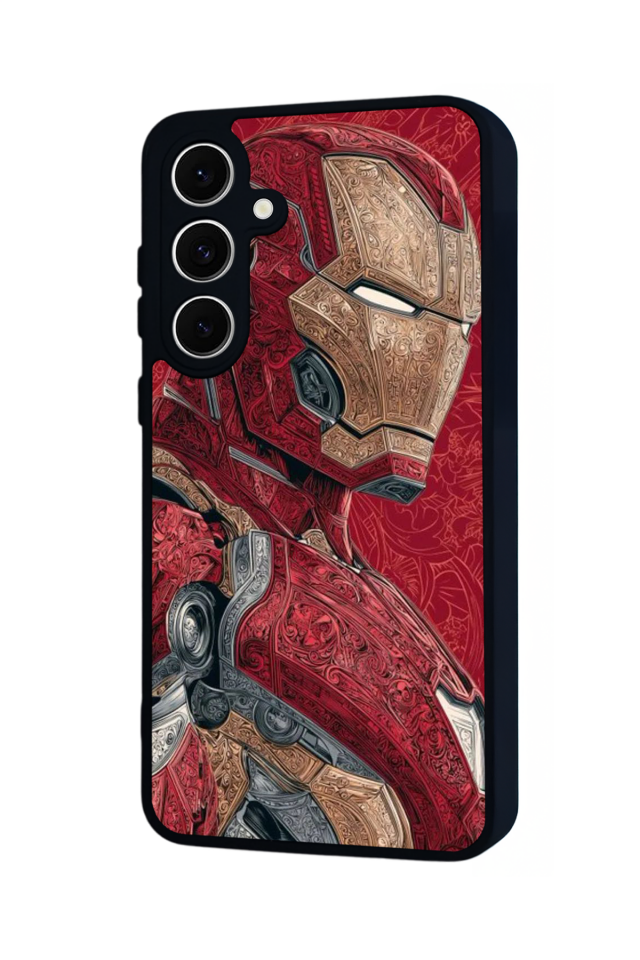 Samsung Galaxy S24 FE Uyumlu Iron Man ( Demir Adam ) Tasarımlı Glossy Premium Kılıf