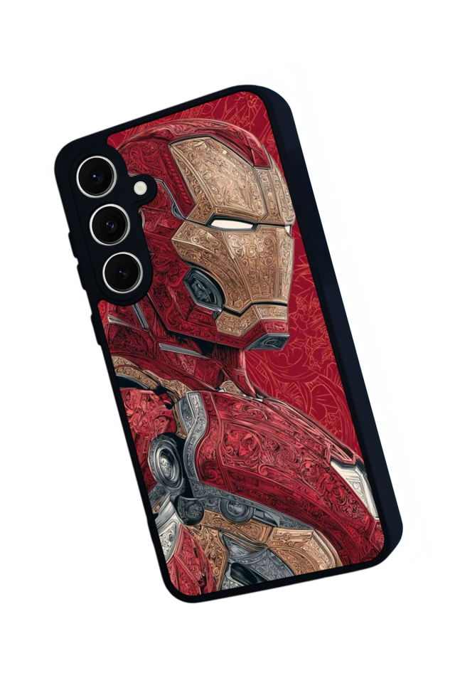 Samsung Galaxy S24 FE Uyumlu Iron Man ( Demir Adam ) Tasarımlı Glossy Premium Kılıf