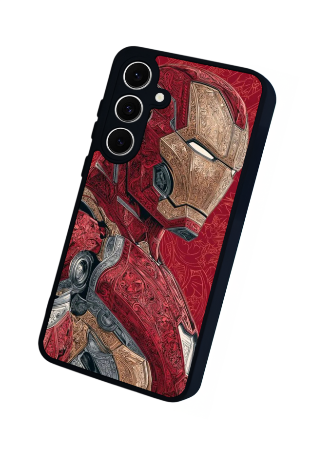 Samsung Galaxy S24 FE Uyumlu Iron Man ( Demir Adam ) Tasarımlı Glossy Premium Kılıf