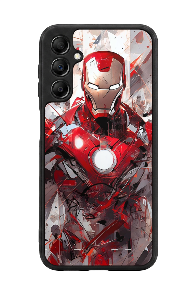 Samsung Galaxy A14 Uyumlu Iron Man ( Demir Adam ) Tasarımlı Glossy Premium Kılıf