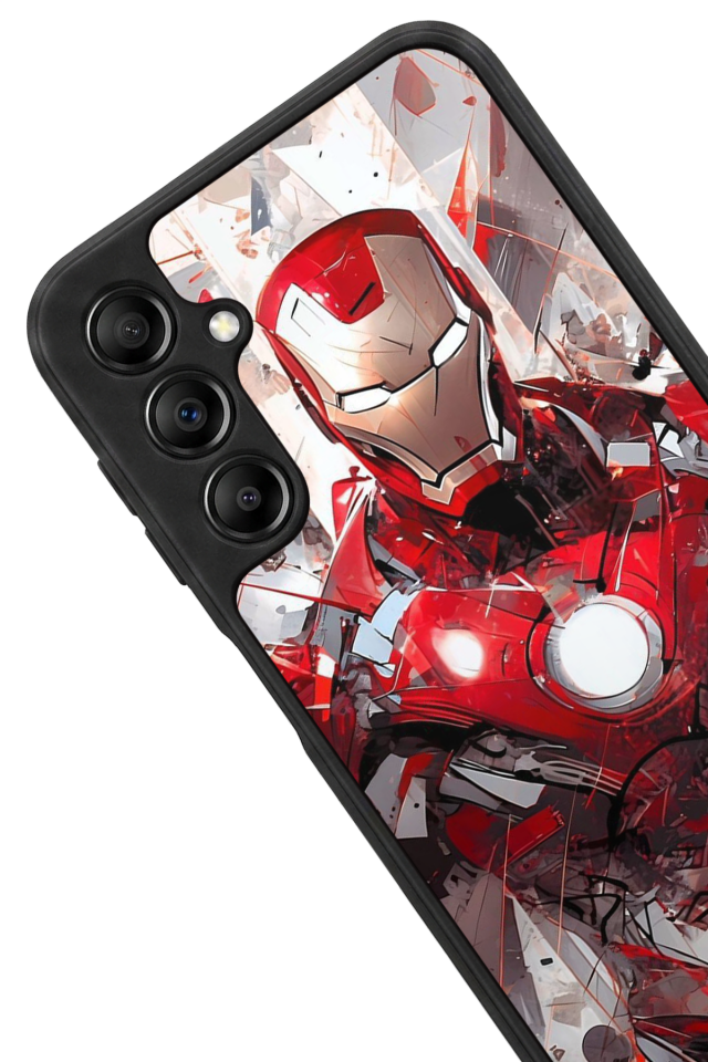 Samsung Galaxy A14 Uyumlu Iron Man ( Demir Adam ) Tasarımlı Glossy Premium Kılıf