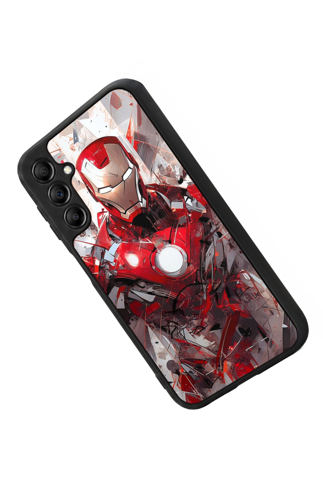 Samsung Galaxy A14 Uyumlu Iron Man ( Demir Adam ) Tasarımlı Glossy Premium Kılıf