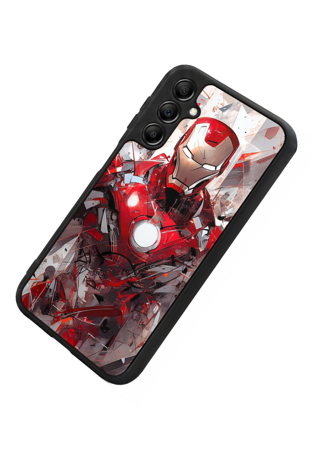 Samsung Galaxy A14 Uyumlu Iron Man ( Demir Adam ) Tasarımlı Glossy Premium Kılıf
