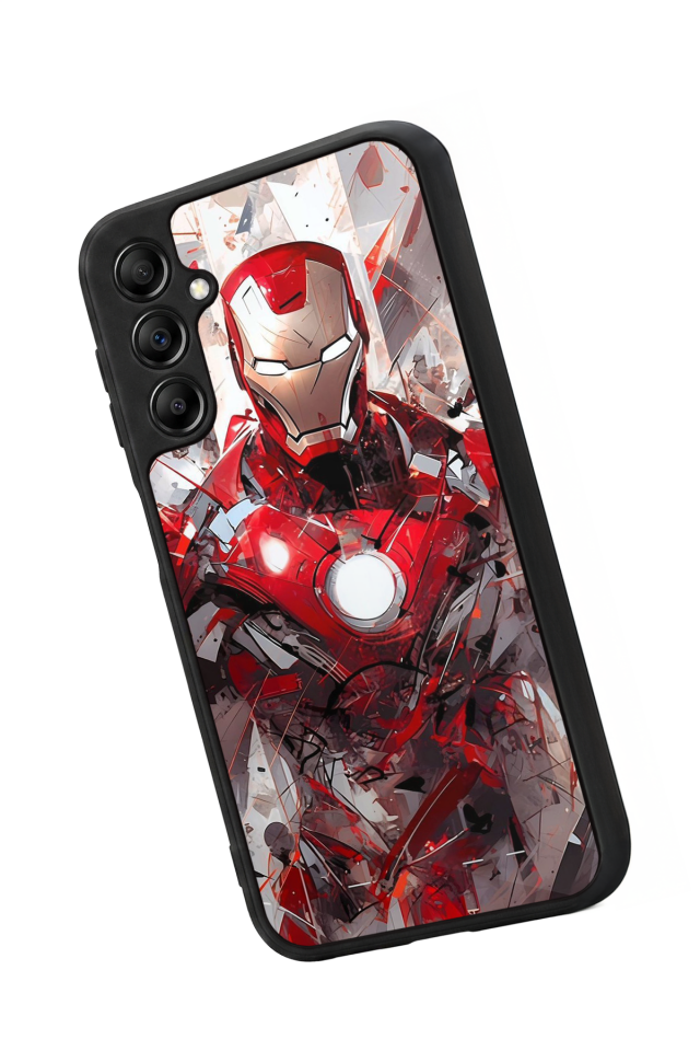 Samsung Galaxy A14 Uyumlu Iron Man ( Demir Adam ) Tasarımlı Glossy Premium Kılıf