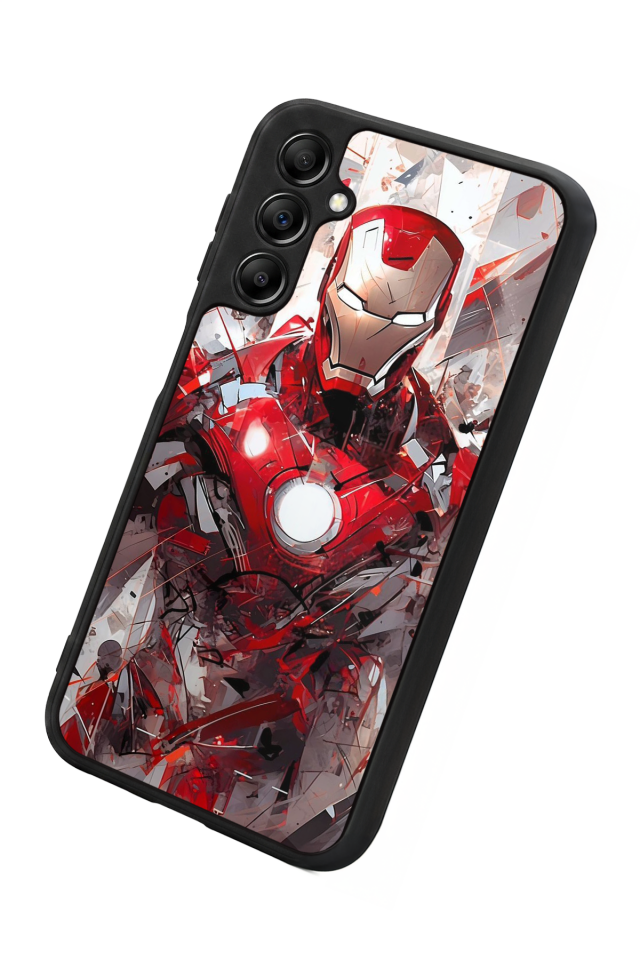 Samsung Galaxy A14 Uyumlu Iron Man ( Demir Adam ) Tasarımlı Glossy Premium Kılıf