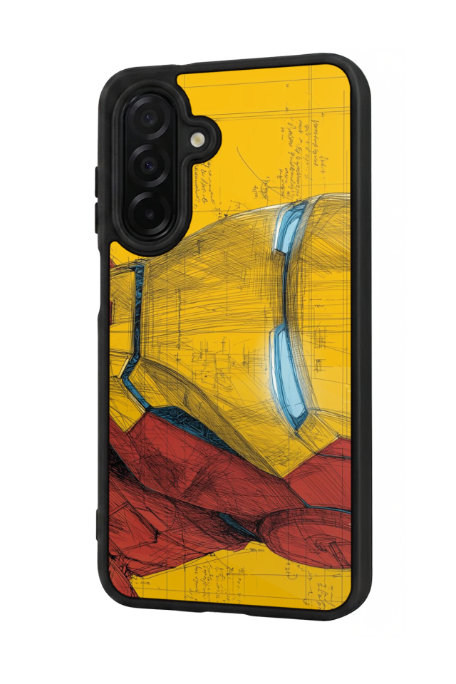 Samsung Galaxy A56 Uyumlu  Iron Man ( Demir Adam ) Tasarımlı Glossy Premium Kılıf
