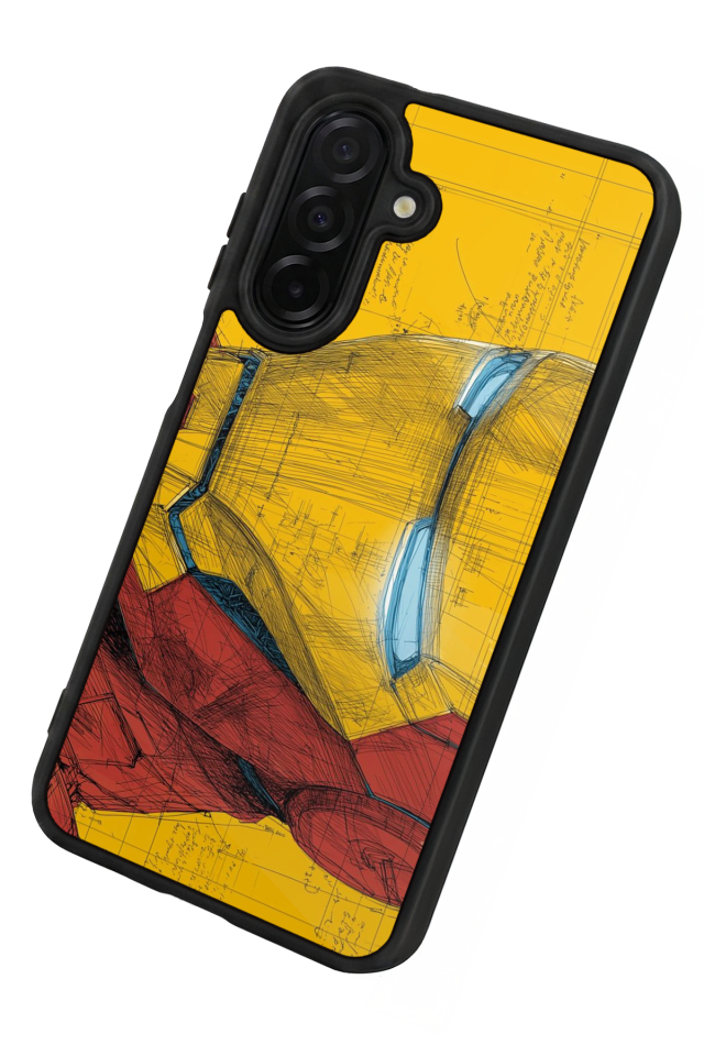 Samsung Galaxy A56 Uyumlu  Iron Man ( Demir Adam ) Tasarımlı Glossy Premium Kılıf
