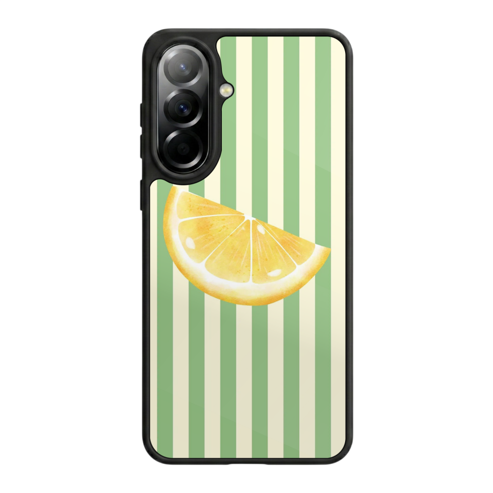 Samsung Galaxy A37 Uyumlu Limon Tasarımlı Glossy Premium Kılıf