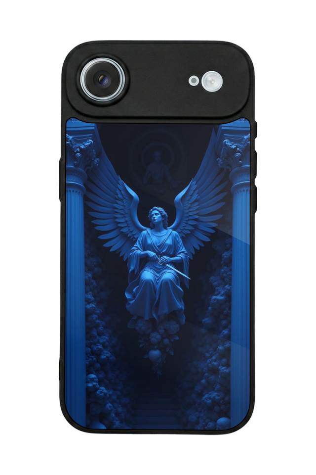 iPhone 17 Air Uyumlu Melek Tasarımlı Glossy Premium Kılıf