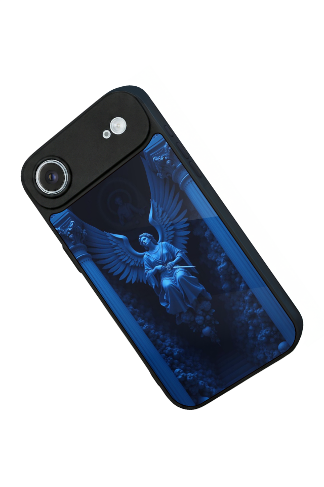 iPhone 17 Air Uyumlu Melek Tasarımlı Glossy Premium Kılıf