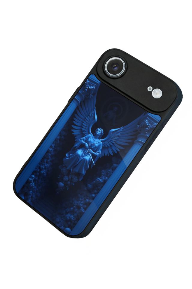 iPhone 17 Air Uyumlu Melek Tasarımlı Glossy Premium Kılıf