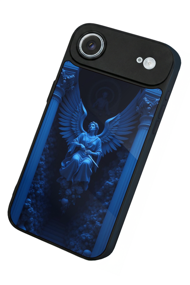 iPhone 17 Air Uyumlu Melek Tasarımlı Glossy Premium Kılıf