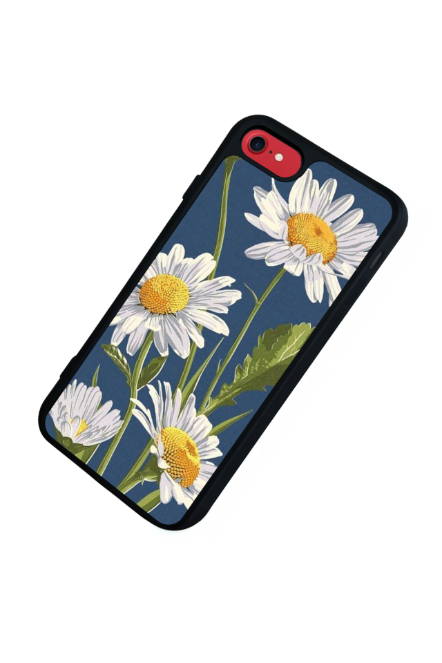 iPhone 7 Uyumlu Papatya Tasarımlı Glossy Premium Kılıf