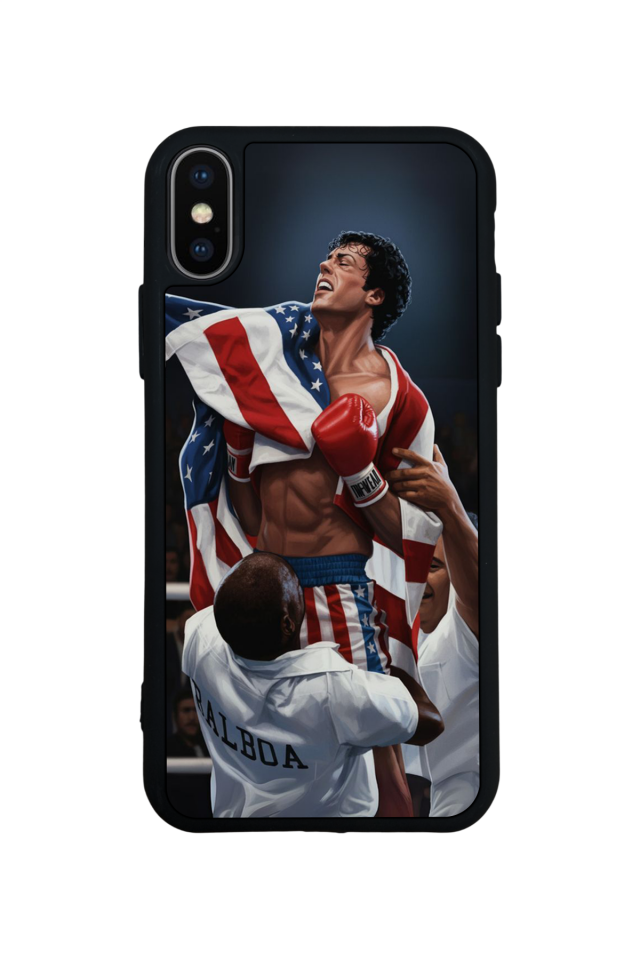 iPhone X/ XS Uyumlu Rocky Tasarımlı Glossy Premium Kılıf