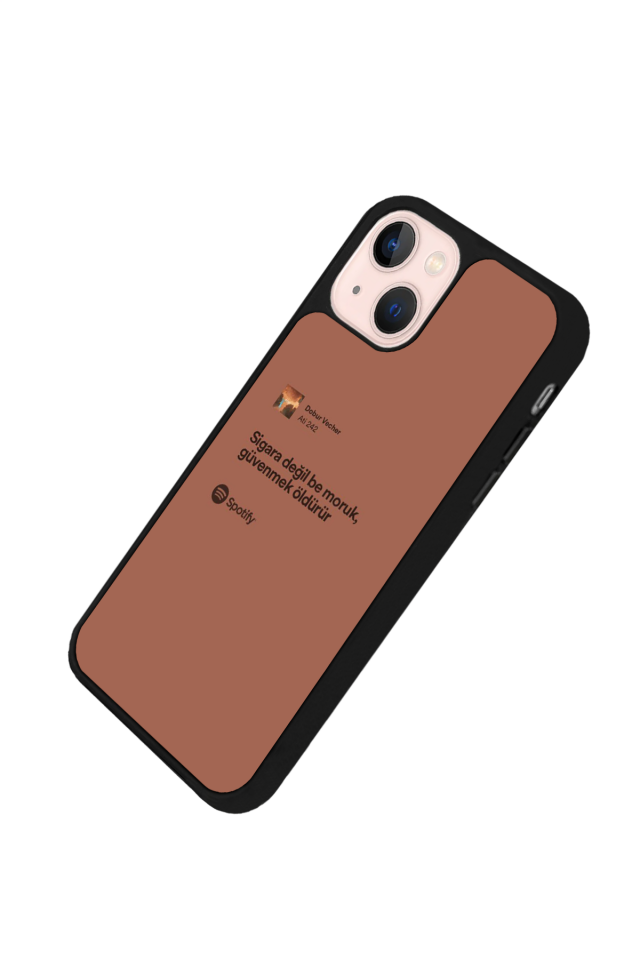 iPhone 15 Uyumlu Sarki Sozleri Tasarımlı Glossy Premium Kılıf