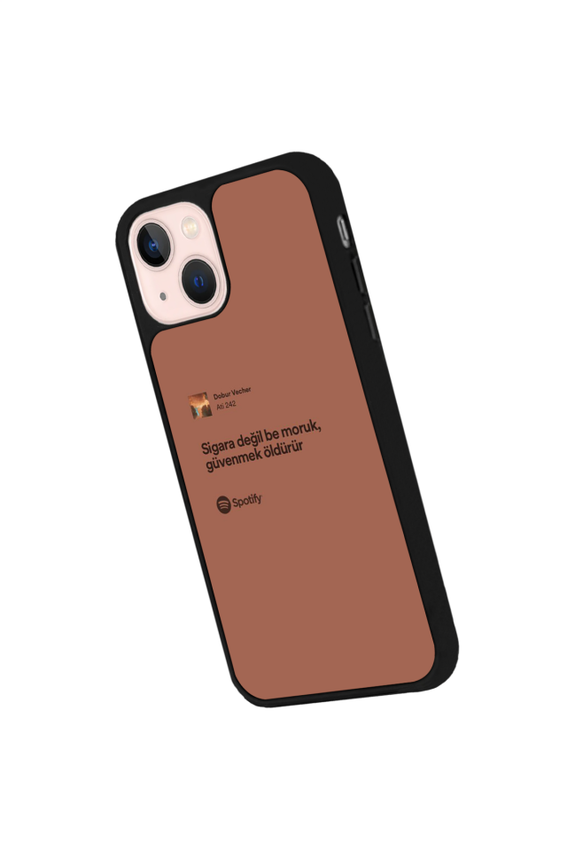 iPhone 15 Uyumlu Sarki Sozleri Tasarımlı Glossy Premium Kılıf
