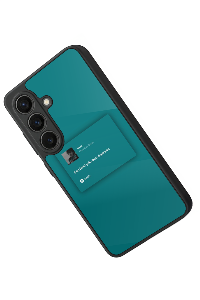 Samsung Galaxy S26 Uyumlu Sarki Sozleri Tasarımlı Glossy Premium Kılıf