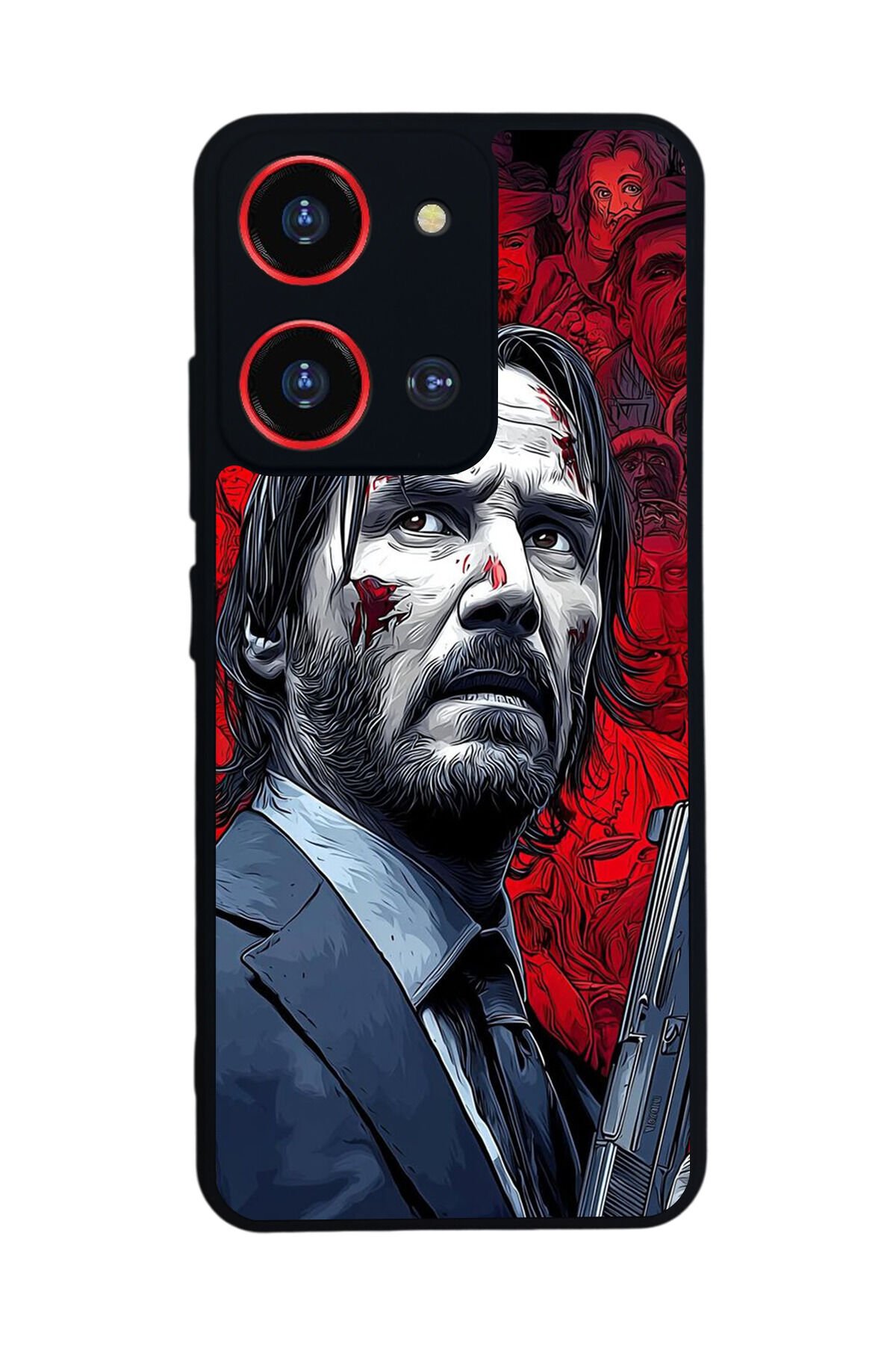 Reeder S19 Max Pro S 108MP Uyumlu JohnWick Tasarımlı Glossy Premium Kılıf