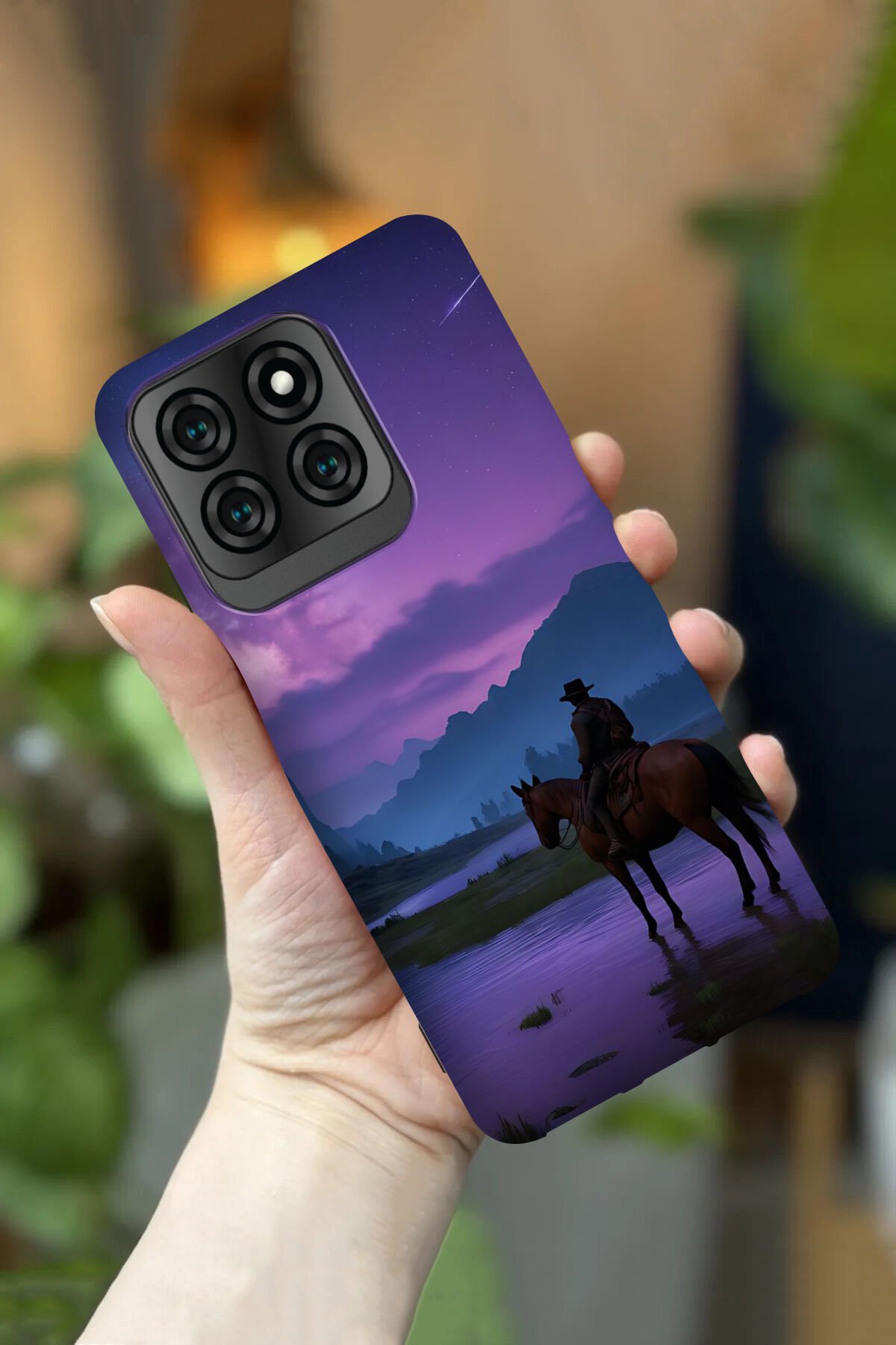 Reeder S71 Uyumlu Kamera Korumalı RDR2 Desenli HD Baskılı Silikon Kılıf